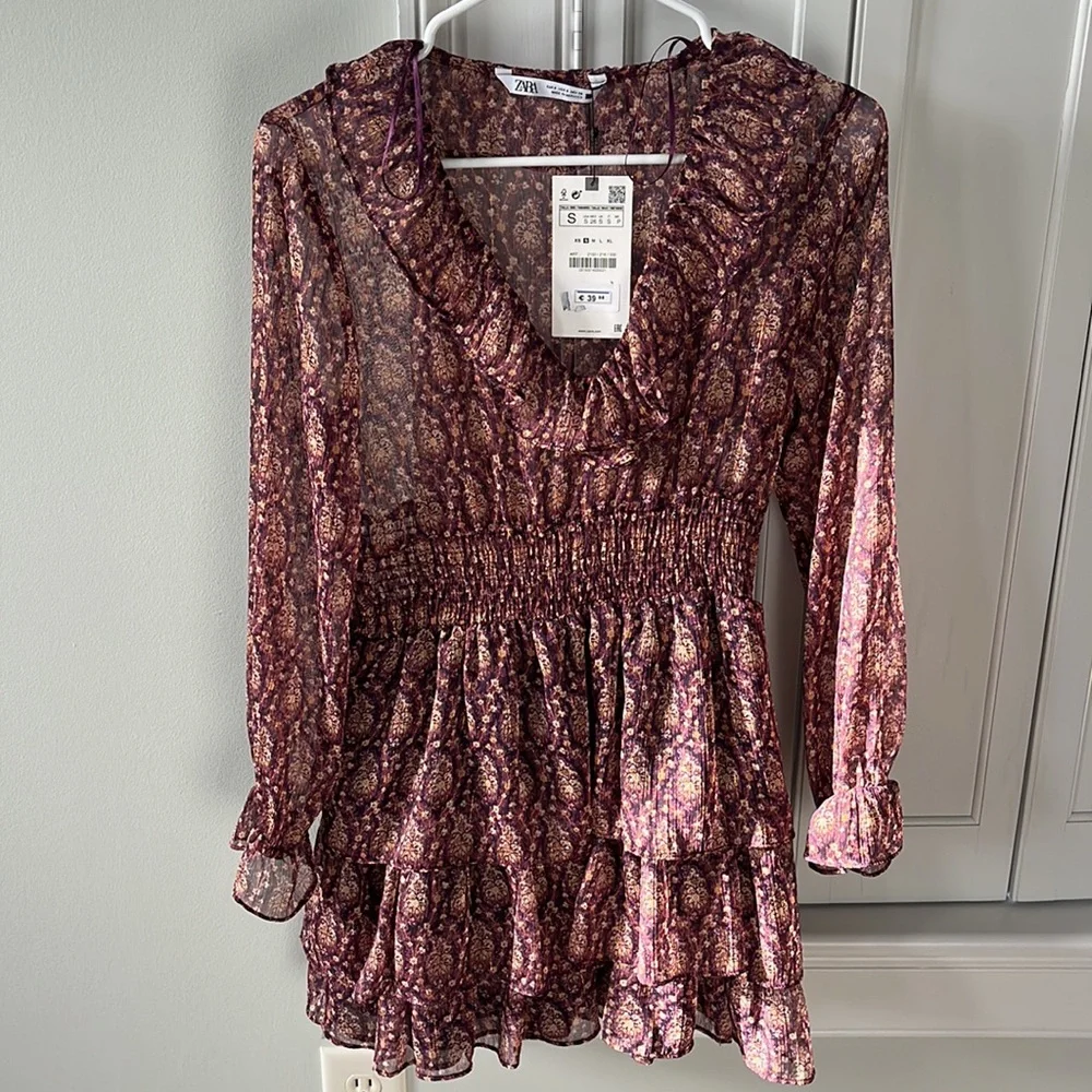 Zara Ruffle Dress - Picture 2 of 4